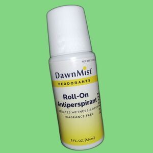 NIB Dawn Mist Deodorants 2 oz Roll On Antiperspirant Fragrance Free Case Of 28